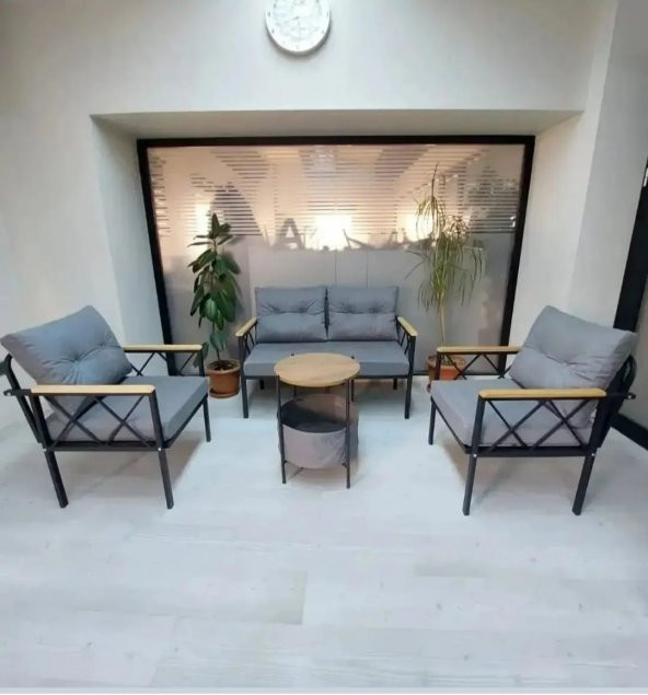 Bahçe-Balkon-Cafe-Teras Oturma Grubu-koltuk takımı-çay seti,Oturma Grubu