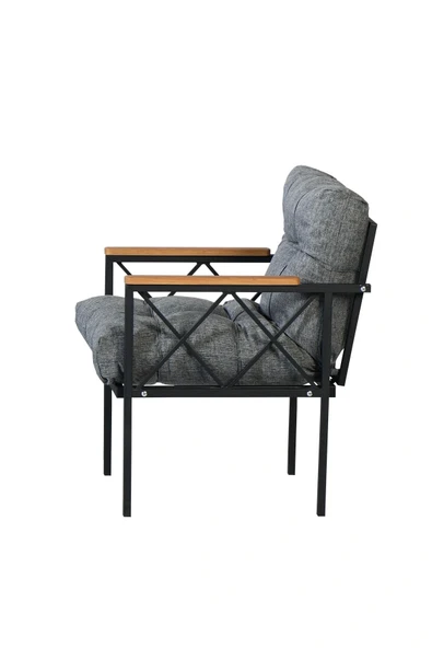 adımshops Balkon-bahçe-ofis-kafe Çay Seti Koltuk Oturma Takımı-oturma Grubu Miami Tekli ürün görseli