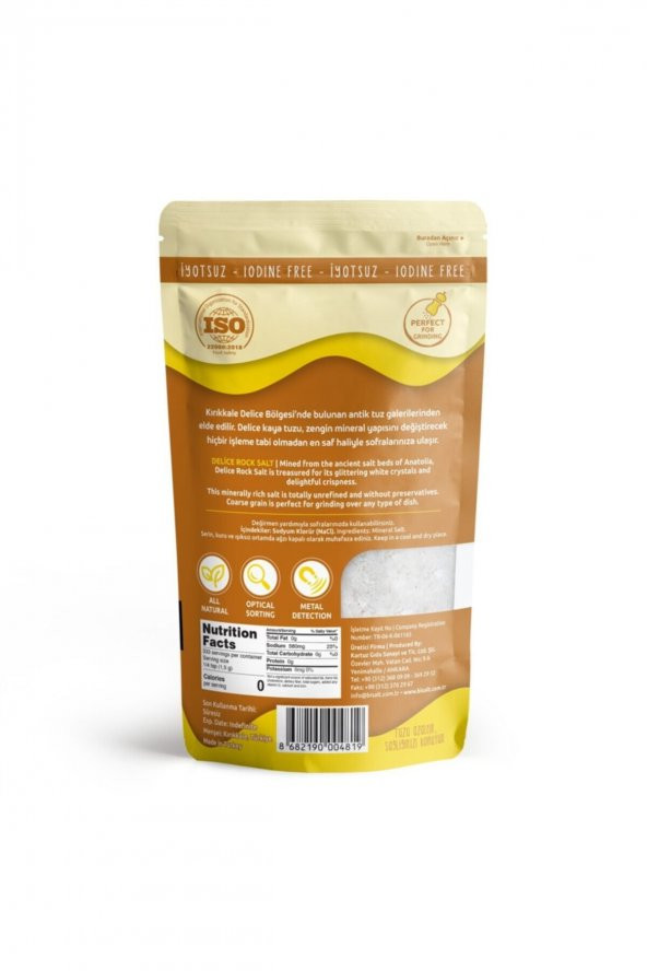 Bisalt Delice Kaya Tuzu Iri 500 G