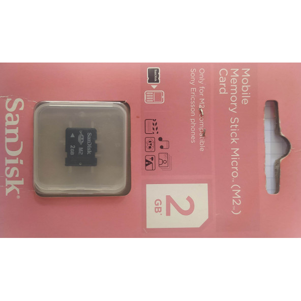 Sandisk Sony Ericsson M2 2Gb Hafıza kartı