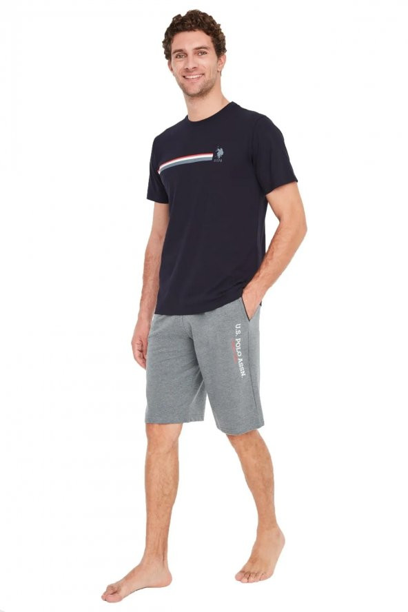 US Polo Assn Erkek T-shirt Şort Takımı 18661 - 1