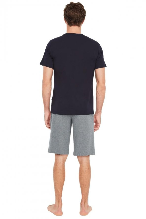 US Polo Assn Erkek T-shirt Şort Takımı 18661 - 3