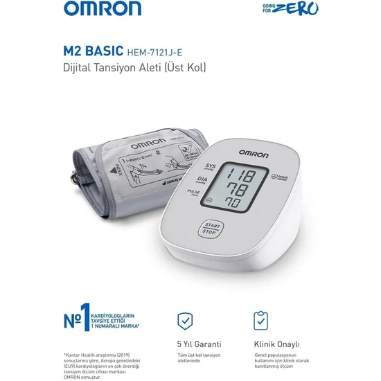 Omron M2 Basic Hafızasız Tansiyon Aleti - 2
