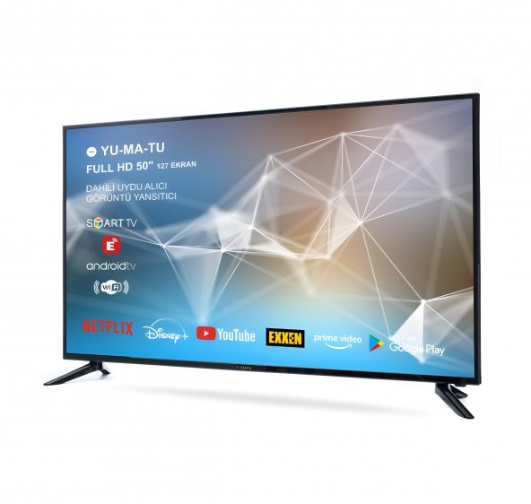 Ymt50 50 127 Ekran Full Hd Dahili Uydu Alıcılı Android Smart Led Tv