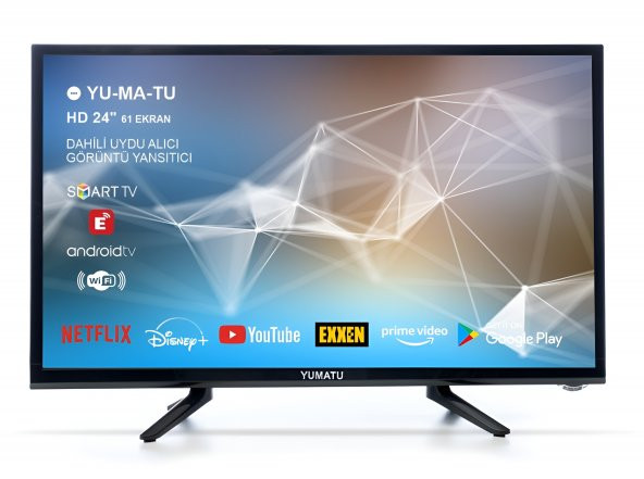 24 Inç Dahili Uydu Alıcılı Android Smart Hd Led Tv - 2