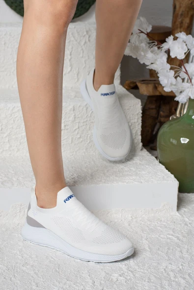 İmershoes Günlük Unisex Sneaker Slip-On Hafif Yürüyüş Bağcıksız Esnek Spor Ayakkabı 041F - 11