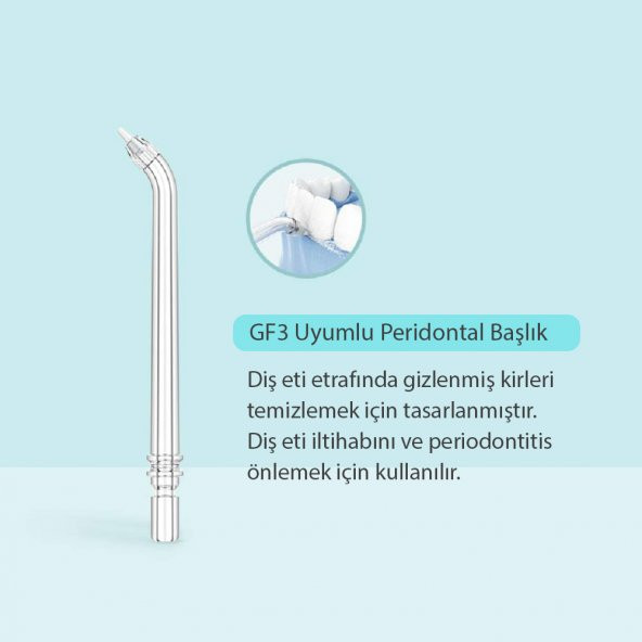 GF3 Ağız Duşu Başlığı 2li (Periodontal) - 3
