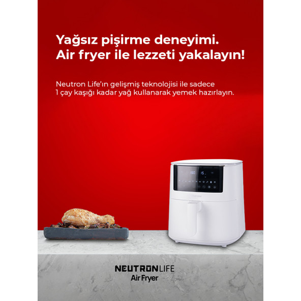 Neutron Smart Air Fryer Pro Akıllı Fritöz XXL 7.3 Litre - 5