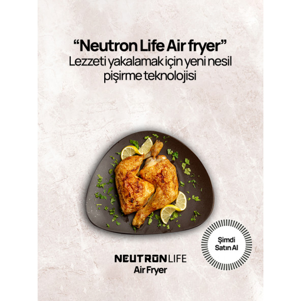 Neutron Smart Air Fryer Akıllı Fritöz XL 5.5 Litre - 4
