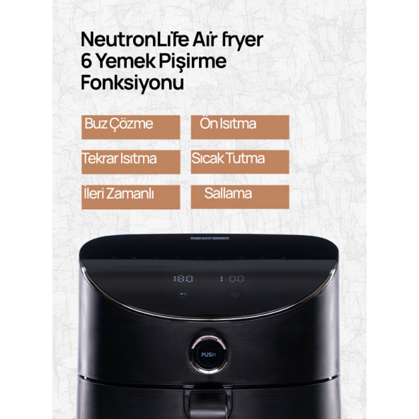 Neutron Smart Air Fryer Akıllı Fritöz XL 5.5 Litre - 7