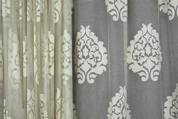 SUR DAMAKS MODEL VİZON RENK TEK KANAT Hazır dikilmiş Pileli Fon Perde 300*260 cm - Resim 2