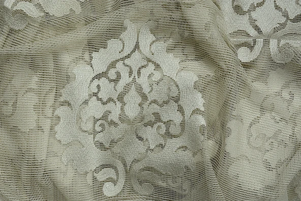 SUR DAMAKS MODEL VİZON RENK TEK KANAT Hazır dikilmiş Pileli Fon Perde 300*260 cm - Resim 8