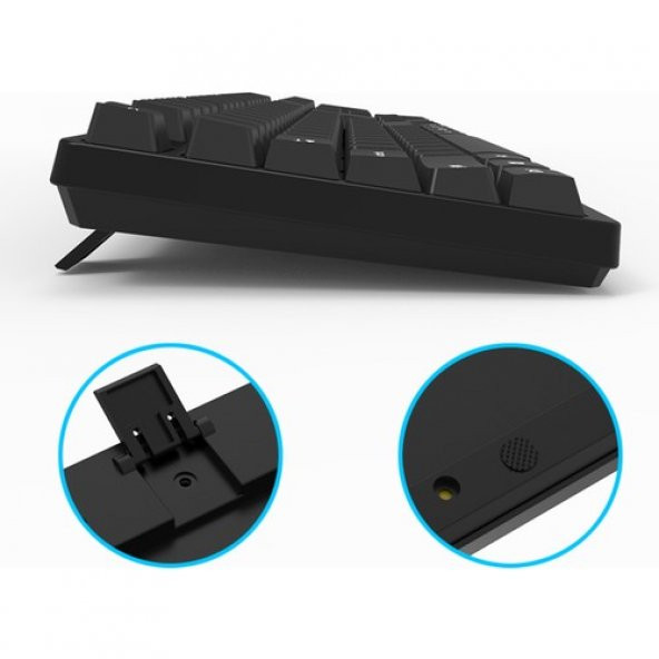 Lecoo KB101 USB Kablolu Türkçe Q Klavye Siyah GKE - 4