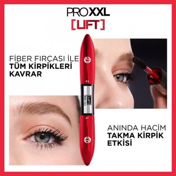 Loréal Paris Pro Xxl Lift Çift Taraflı Maskara - Kirpik Lifting Etkisi - 3