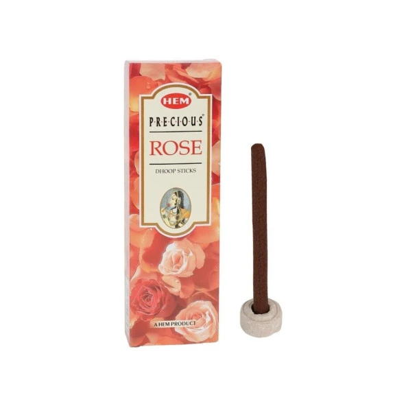 HEM Precious Rose Dhoop Kısa Çubuk Tütsü 25g Değerli Gül
