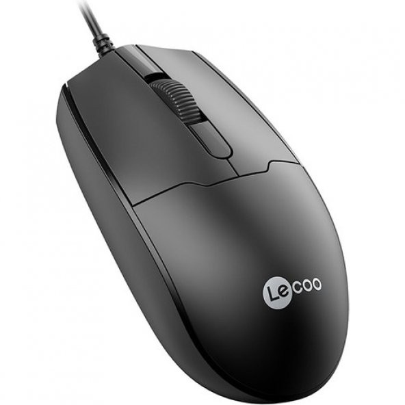 Lecoo MS101 USB Kablolu 1200DPI 3 Tuşlu Optik Mouse Siyah GKE - 3