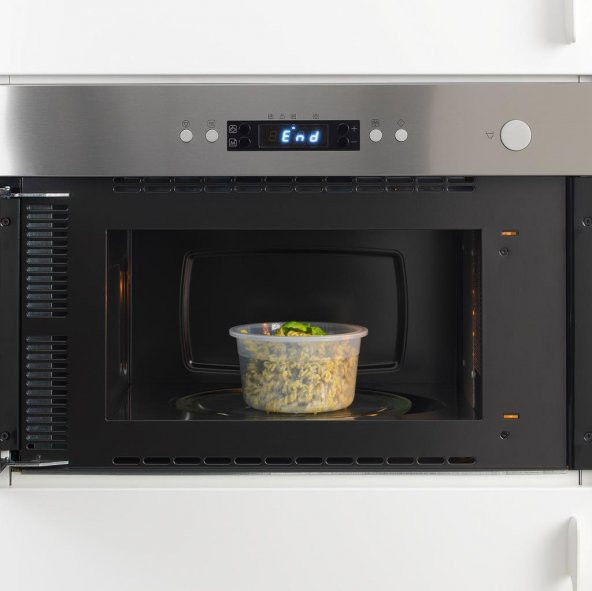 IKEA 365+ Kapaklı Cam Saklama Kabı - 750 ml - Yuvarlak - 3 adet - 3