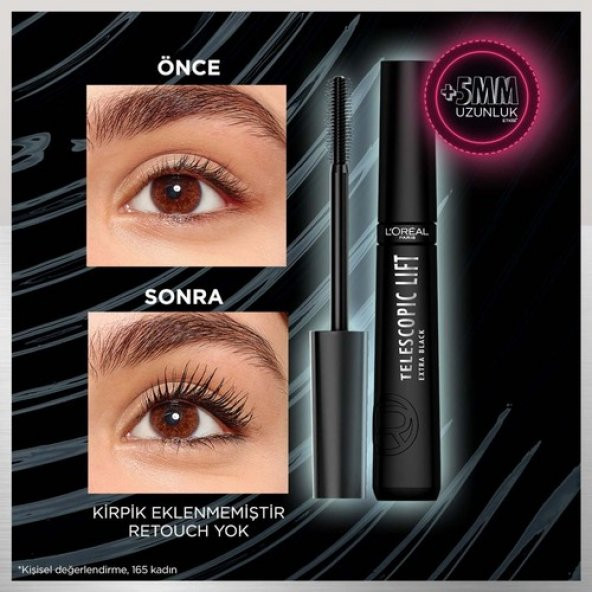 Loréal Paris Telescopic Lift Extra Black Maskara - 4