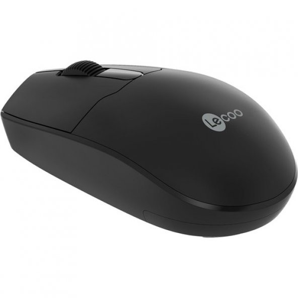 Lecoo WS204 Kablosuz 1200DPI 3 Tuşlu Optik Siyah Mouse GKE - 9