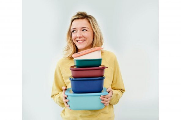 Mepal Multi Bowl Cirqula Rectangular Saklama Kabı 1000 Ml - 7