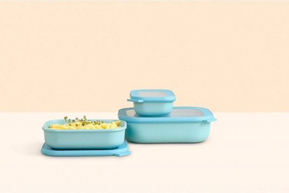 Mepal Multi Bowl Cirqula Rectangular Saklama Kabı 1000 Ml - 8