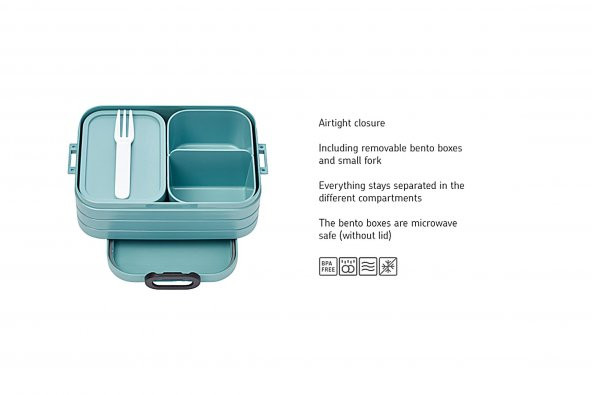 Mepal Bento Lunch Box Take A Break Midi Yemek Kabı 900 Ml - 5