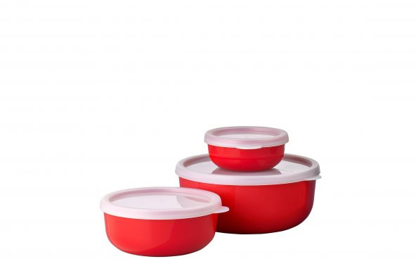 MEPAL SET STORAGE BOX LUMİNA 3 PCS (250+750+1500) - NORDİC RED