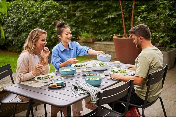 MEPAL SET STORAGE BOX LUMİNA 3 PCS (250+750+1500) - VİVİD MAUVE - Resim 3