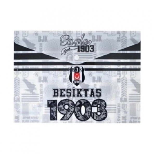 Beşiktaş Lisanslı A4 Zarf Çıtçıtlı Dosya