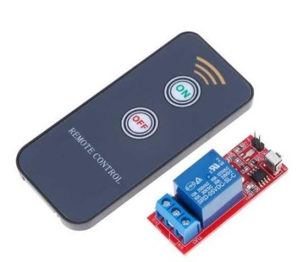 5V 1 Kanal IR Kumandalı Röle Kartı ürün görseli