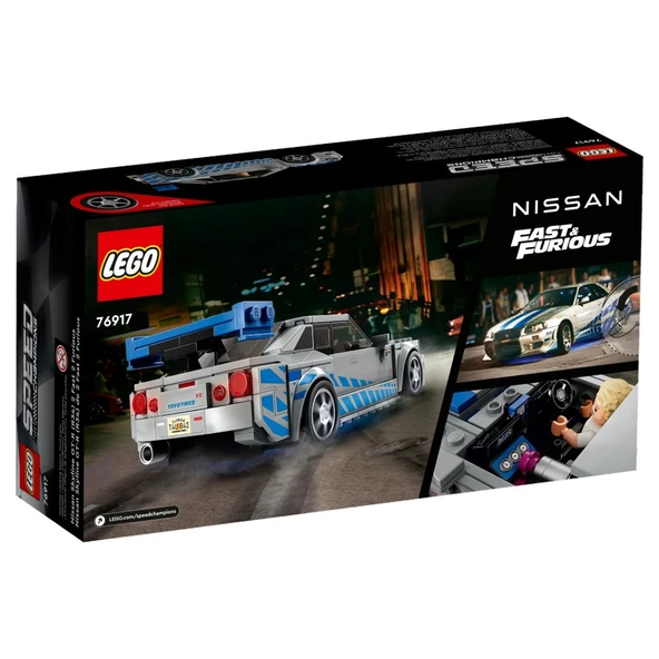 LEGO Speed Champions Daha Hızlı Daha Öfkeli Nissan Skyline GT-R (R34) - 6