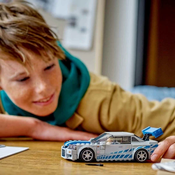 LEGO Speed Champions Daha Hızlı Daha Öfkeli Nissan Skyline GT-R (R34) - 3