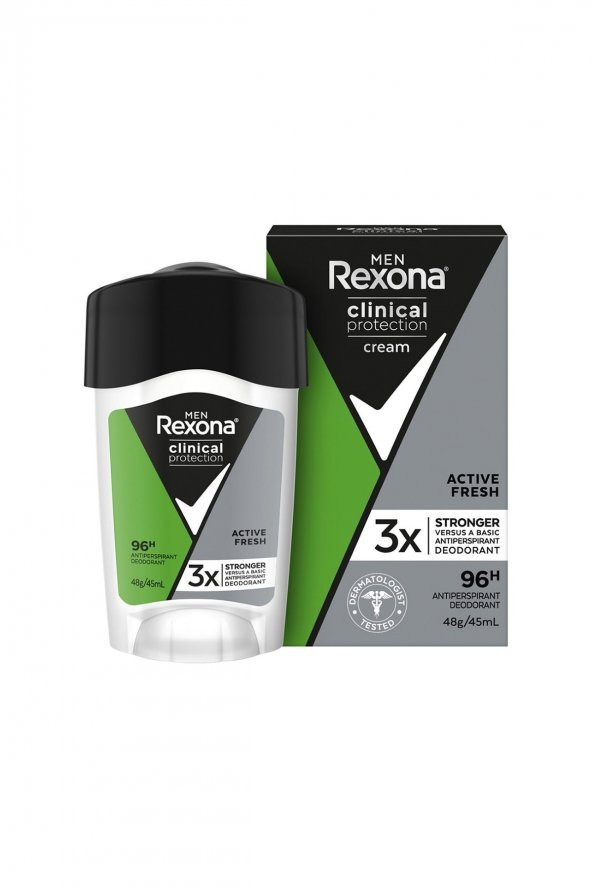 Rexona Clinical Protection Stick Deodorant Active Fresh 45 Ml Men