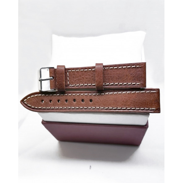 FADO 18 MİLİM HAKİKİ DERİ SAAT KAYIŞI 6 - 2