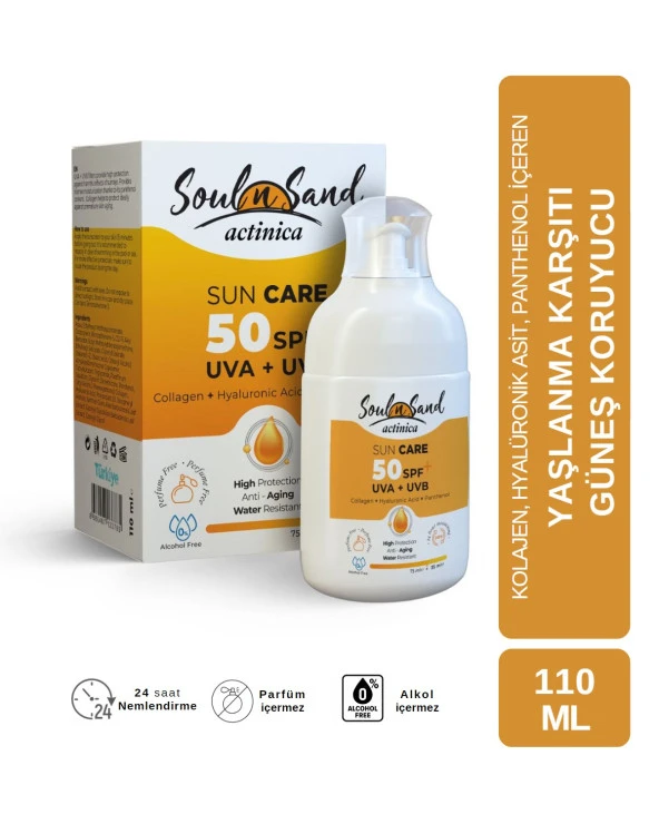 Soul N Sand Actinica Spf 50 Güneş Kremi 110 ml