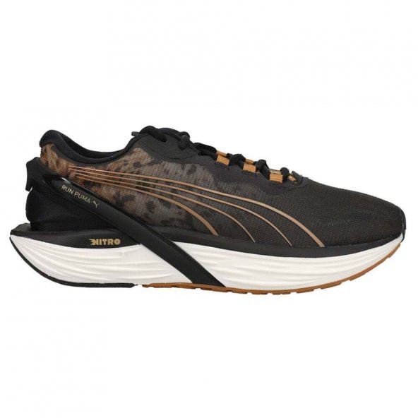 PUMA RUN XX NİTRO SAFARİ GLAM 37735001 SİYAH KADIN SPOR AYAKKABI B-20