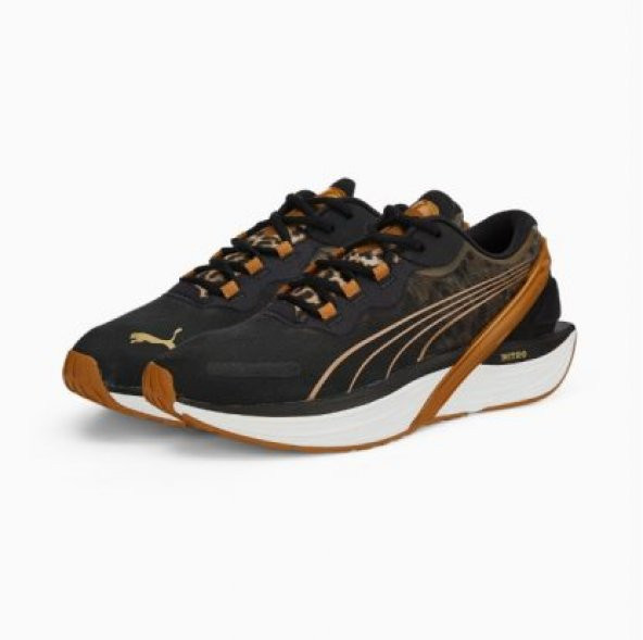 PUMA RUN XX NİTRO SAFARİ GLAM 37735001 SİYAH KADIN SPOR AYAKKABI B-20 - 4