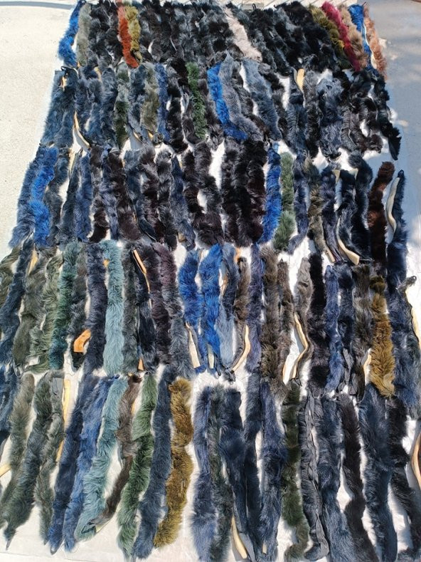 Yaka Kapüşon Kürkü Karışık Renkli 320 Adet - 3