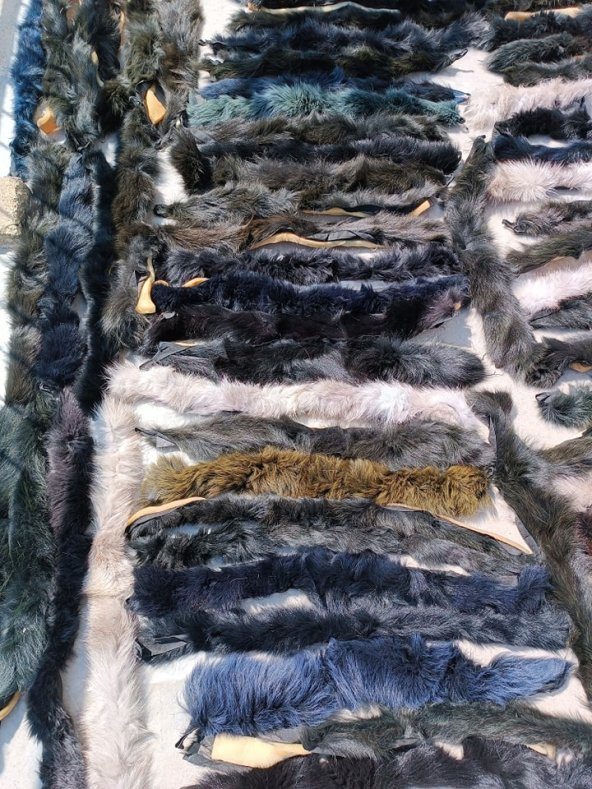 Yaka Kapüşon Kürkü Karışık Renkli 320 Adet - 4