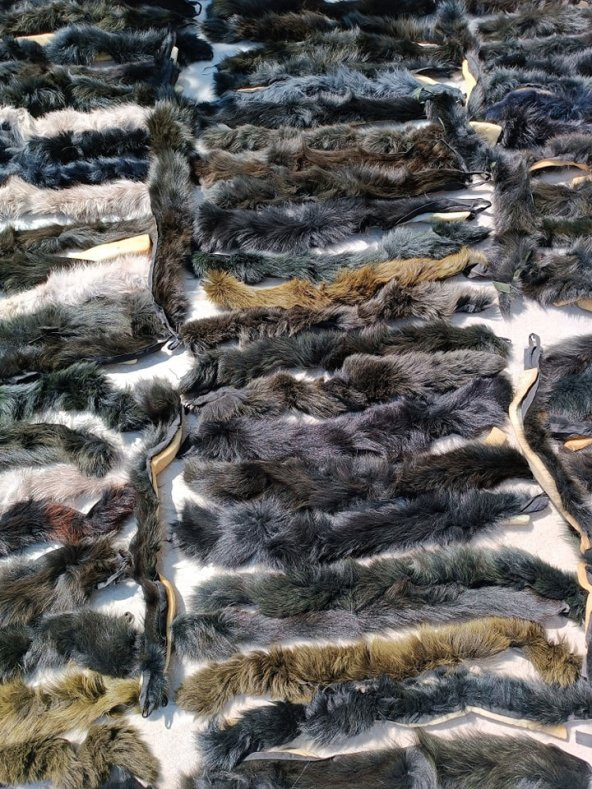 Yaka Kapüşon Kürkü Karışık Renkli 320 Adet - 6