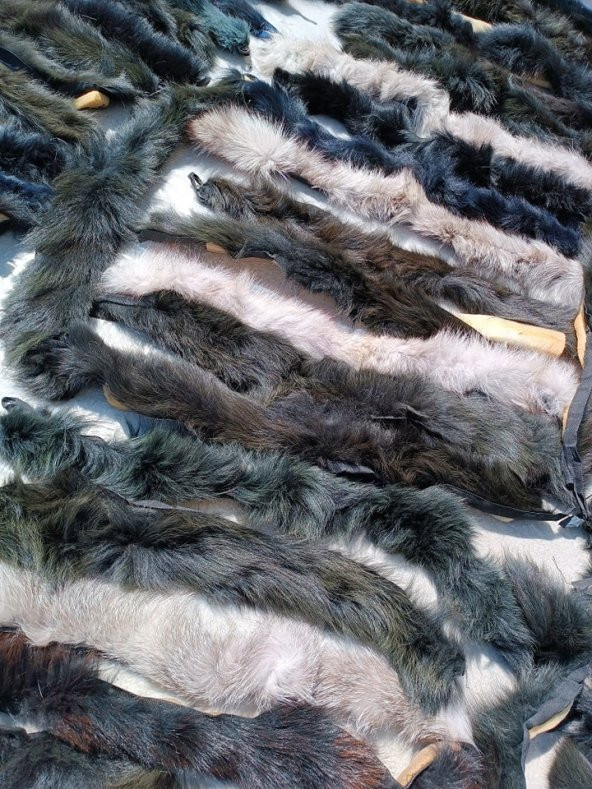 Yaka Kapüşon Kürkü Karışık Renkli 320 Adet - 11