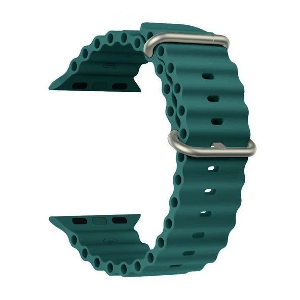 FitCase Apple Watch 38/40/41 mm Uyumlu Ocean Silikon Kordon - 11