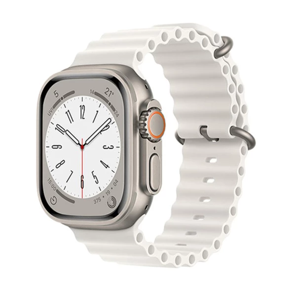 FitCase Apple Watch 38/40/41 mm Uyumlu Ocean Silikon Kordon - 4