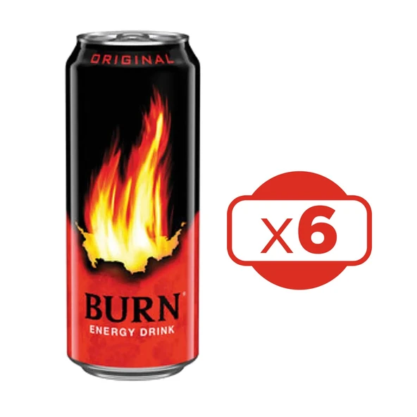 Burn Enerji İçeceği 500 ml 6 lı
