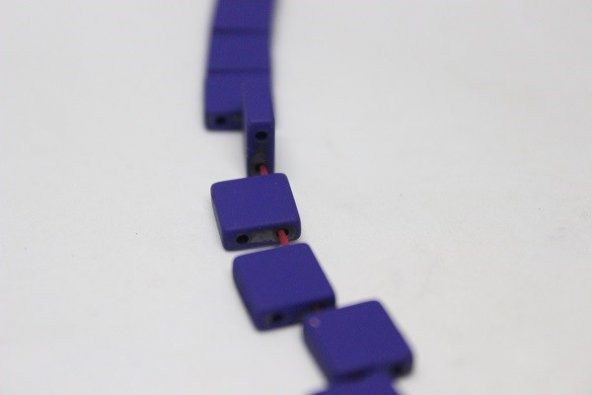 Hematit Taşı Çift Delikli/Adet (17545-1) - Resim 2