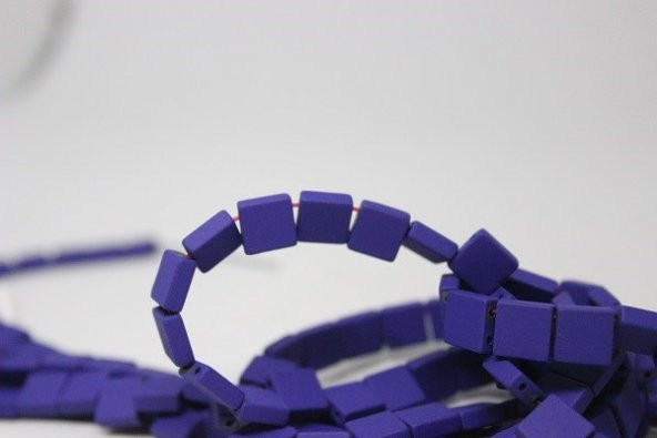 Hematit Taşı Çift Delikli/Adet (17545-1) - Resim 3