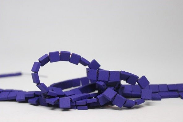 Hematit Taşı Çift Delikli/Adet (17545-1) - Resim 5