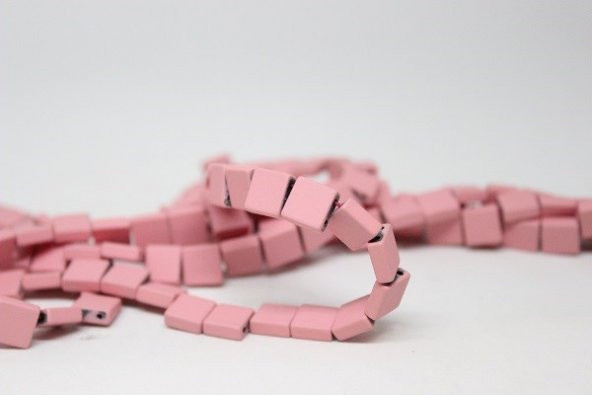 Hematit Taşı Çift Delikli/Adet (17540-1) - Resim 5