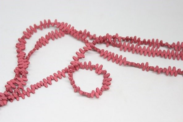 Hematit Taşı Çift Delikli/10 Adet (17510-1) - Resim 6