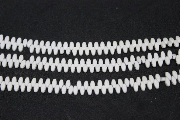 Hematit Taşı Çift Delikli/10 Adet (17515-1) - Resim 2